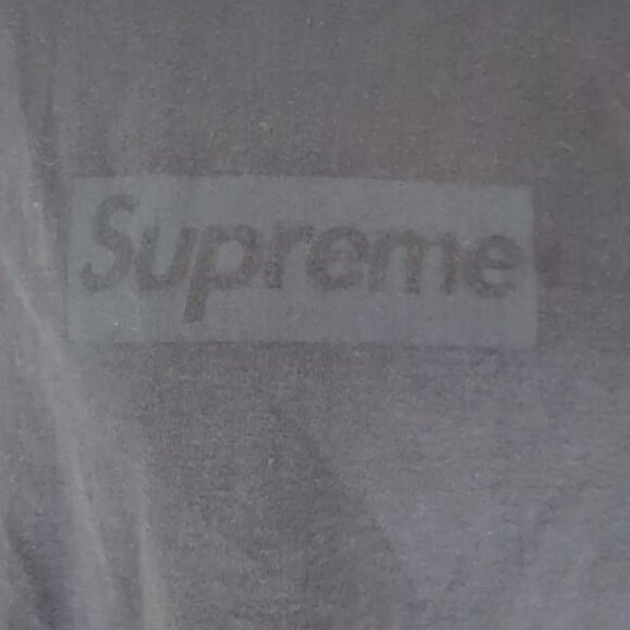 Supreme SS22 Tonal Logo T-shirt In Black Size Medium - Picture 2 of 7